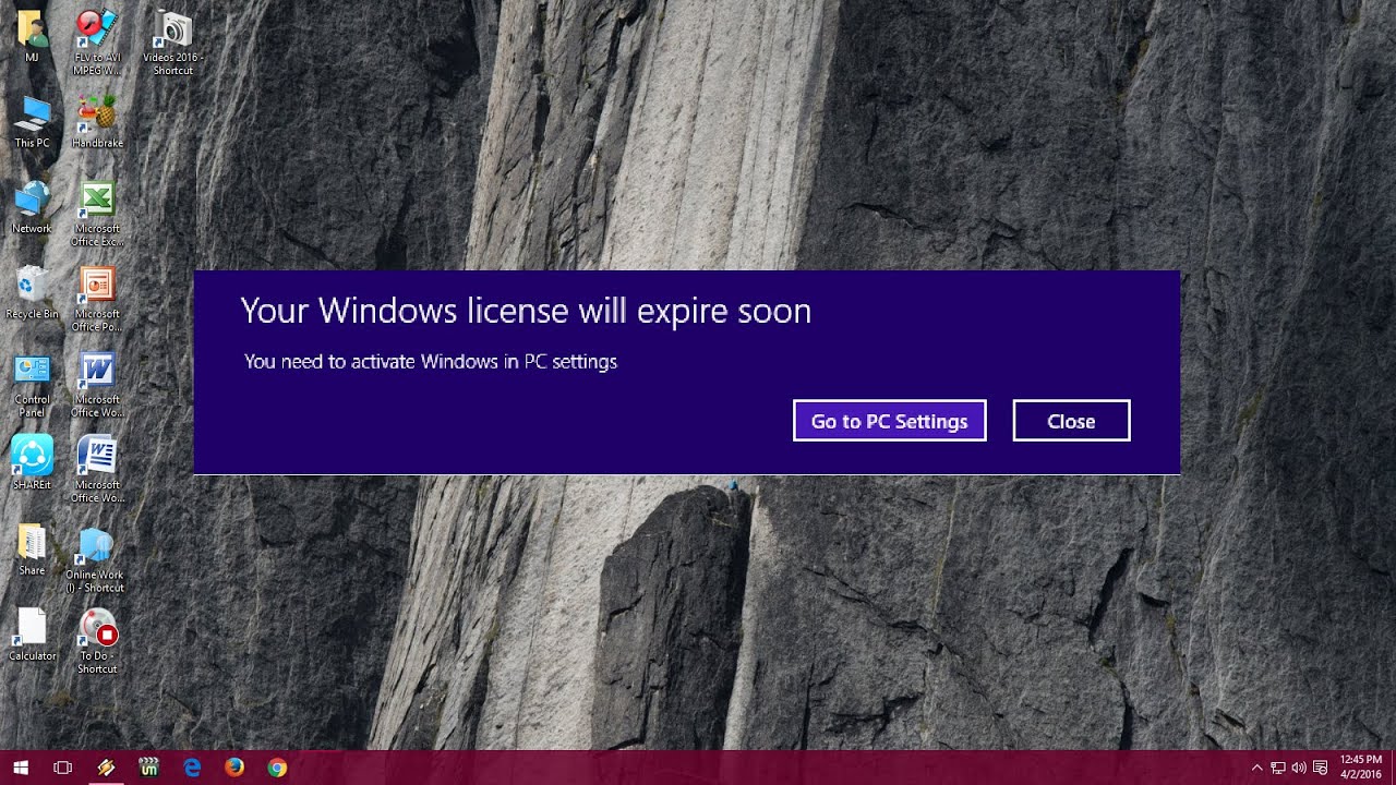 windows 10 license expired